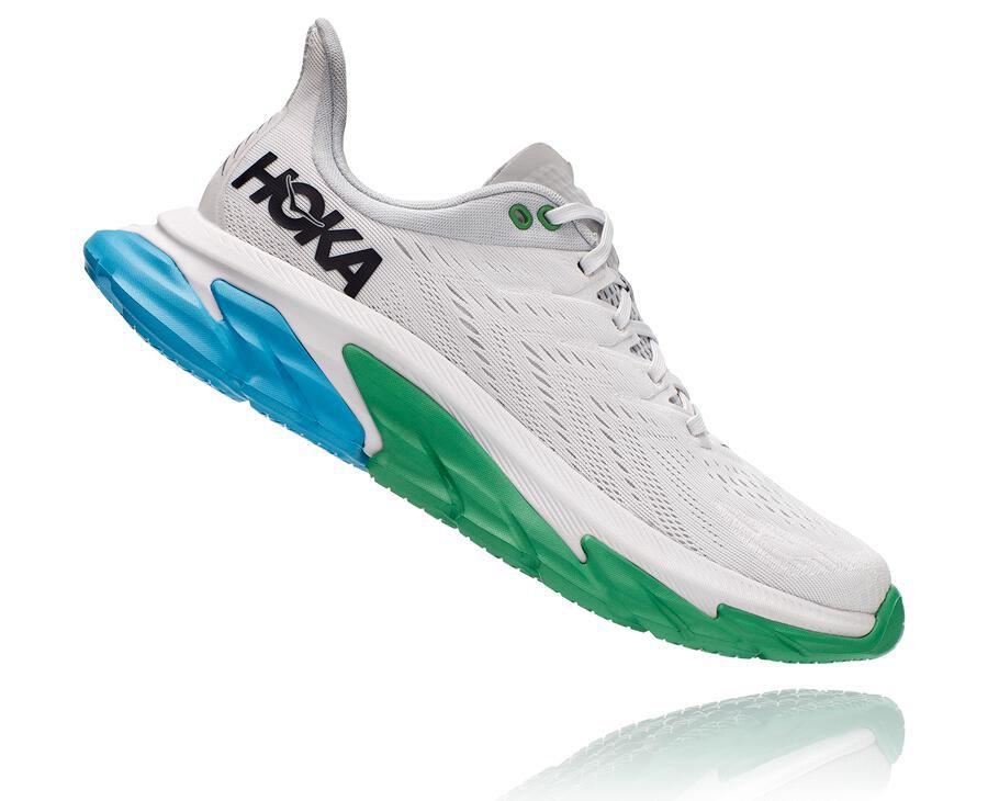 Hoka One One Running Shoes Mens White - Clifton Edge - 48019UHRP